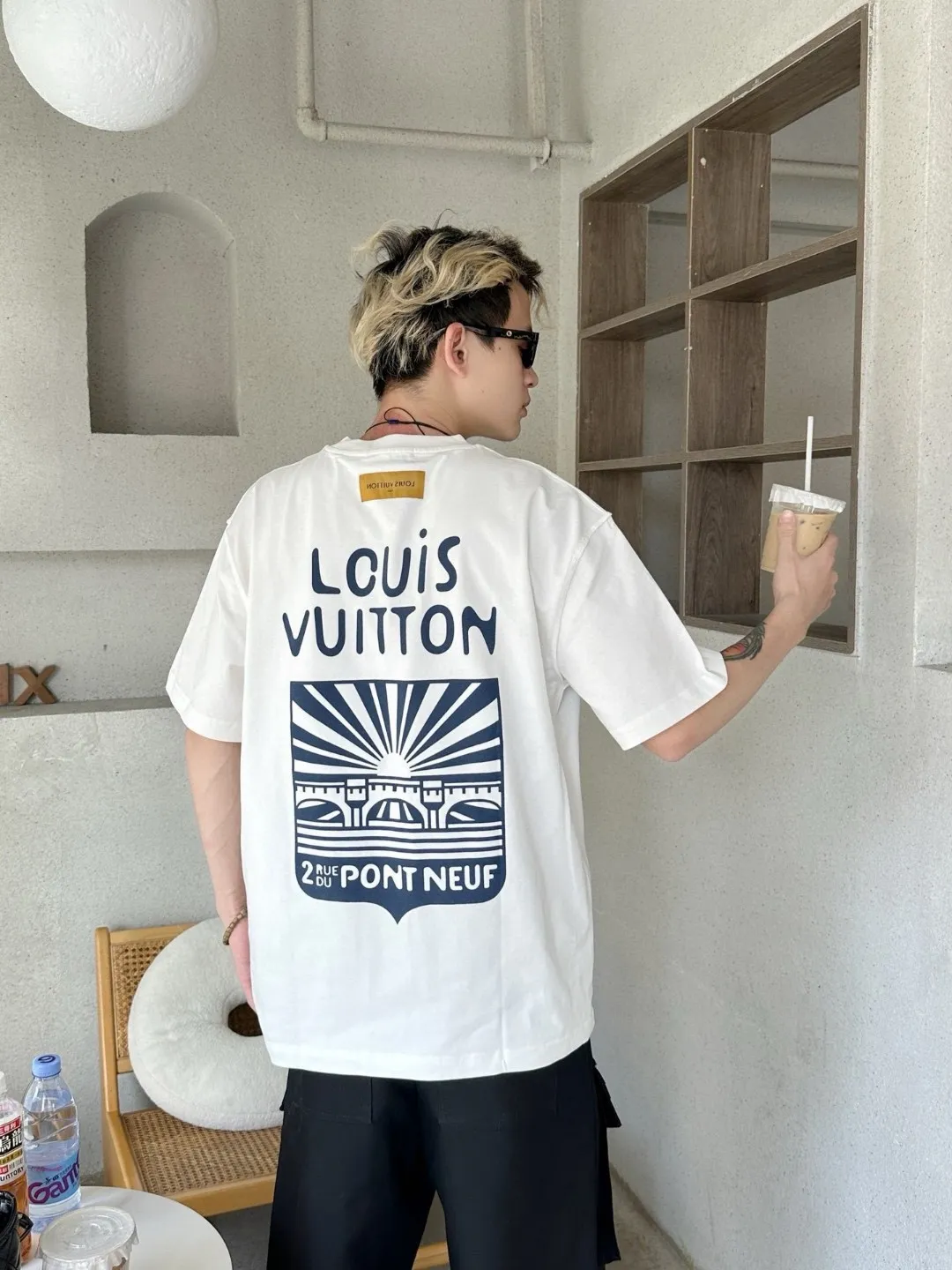 Louis Vuitton/Louis Vuitton Fei Dong’s first show limited printed short-sleeves